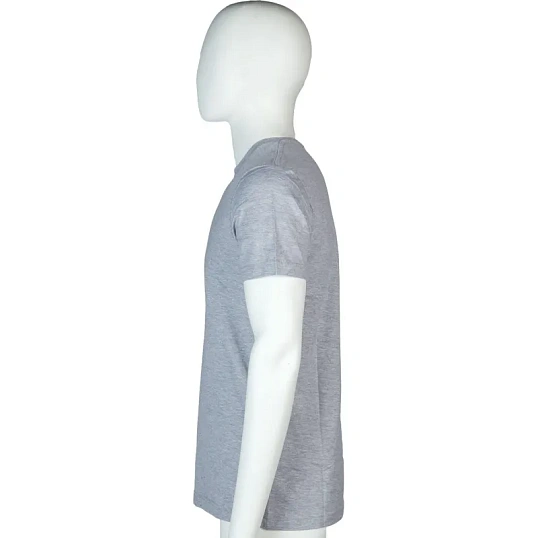 Футболка (160 г.) с кор.рукавом серый меланж (XL)