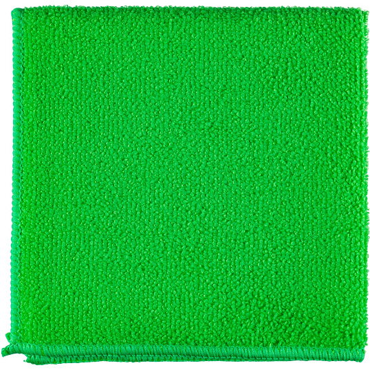 Салфетка хозяйственная из микрофибры универс 280г/м2 30х30см зел