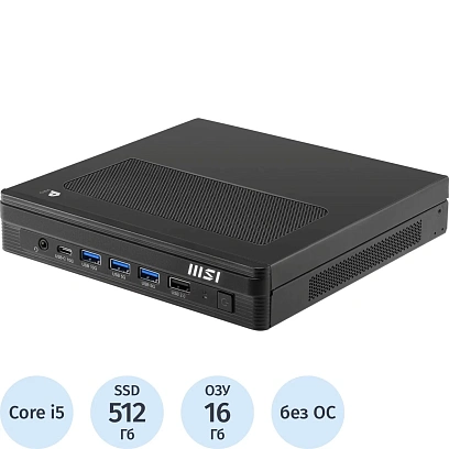 Мини ПК MSI Pro DP10 A14MG (9S6-B21011-010) i5-14400/16Gb/512GB/noOS