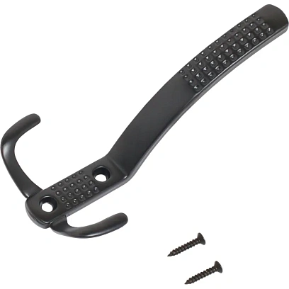 Вешалка настенная УЗК_Крючок трехрожковый СТАНДАРТ 212 A BL (14618)мат.чер