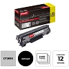 Картридж лазерный Комус CF283X черн пов. емк. для HP LJ M201