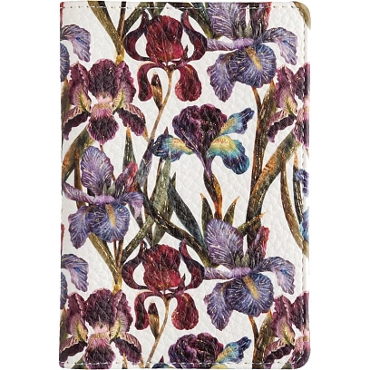 Обложка для паспорта FLORA.Ирисы 3-620/04