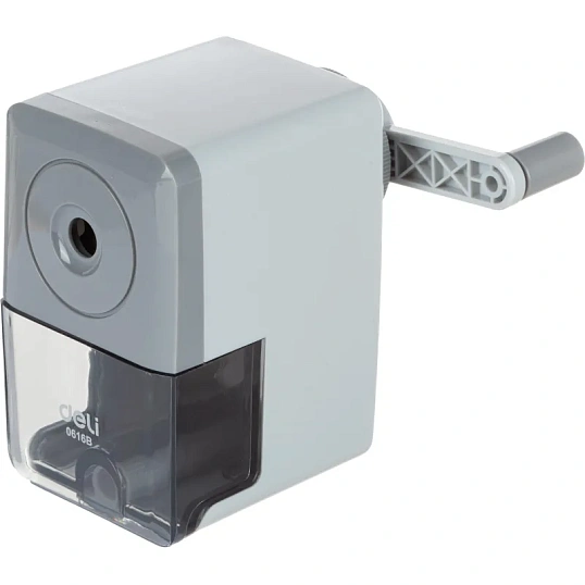 Точилка механическая Deli, 1 отв., со струбциной,картонная коробка, ассорти