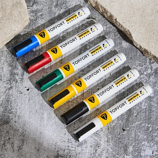 Маркер лаковый TOPFORT Paint 6 мм зеленый
