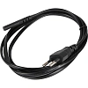 Кабель для аудио-видео IEC-320-C7, 2-pin 1,8m ,черный, iOpen<ACE023-1.8M