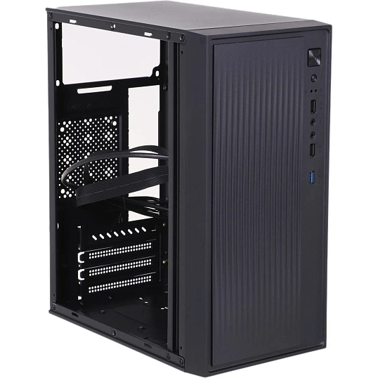 Корпус Accord ACC-261B чер.безБП mATX 2x80/3x92/2x120mm 2xUSB2.0x3.0 audio
