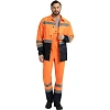 Костюм сигнальный летний муж (куртка,пк) лс07 оранж/т.син 128-132/170-176