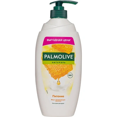 Гель для душа Palmolive Натурэль Мед и увлажняющее молочко, 750 мл