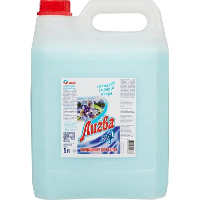 Кондиционер для белья ЛИГВА soft свежесть горного озера 5л