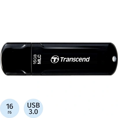 Флеш-память Transcend JetFlash 750, 16Gb, USB 3.1 G1, чер, TS16GJF750K