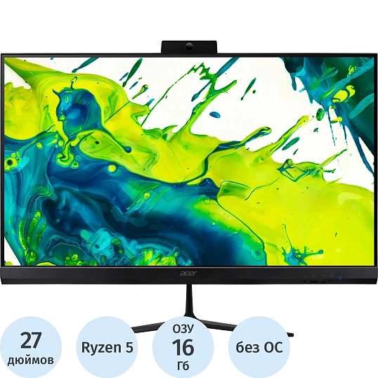Моноблок Acer Aspire C27-2G (DQ.BPQCD.007)27/FHD/R5 7430U/16Gb/SSD512/NoOS