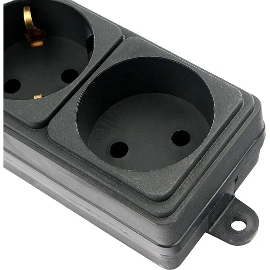 Сетевой фильтр Power Cube 6р/1,9м, 16А/3.5кВт,3x1,0, черн(SPG6-B1,9M)