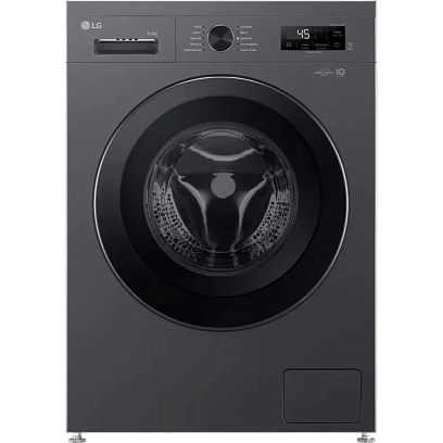 Стиральная машина LG F2Y1WS6J кл.:A фронт. макс.:6.5кг темно-серый инвертер