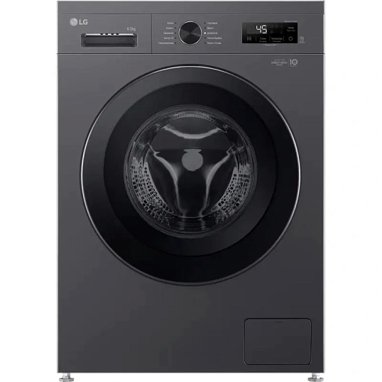 Стиральная машина LG F2Y1WS6J кл.:A фронт. макс.:6.5кг темно-серый инвертер