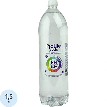 Вода минеральная ProLife Voda столовая негаз ПЭТ 1,5л