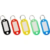 Бирки для ключей пластиковая, ассорти, 100шт./уп.