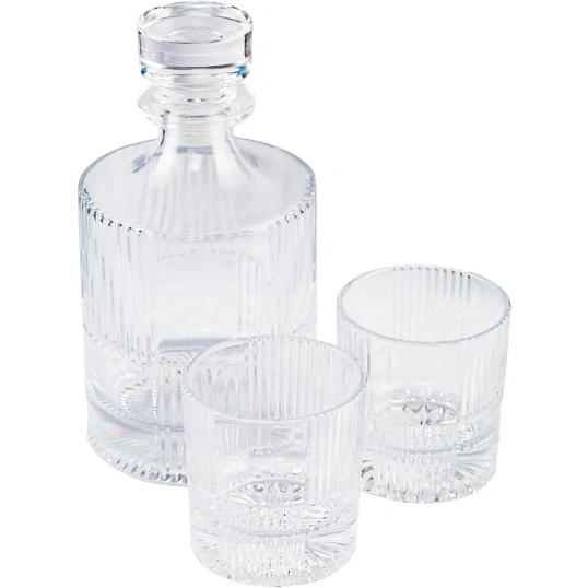 Набор DANDY(штоф 1л+2 стакана для виски 290мл)