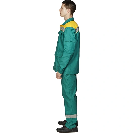 Костюм лет муж (куртка, бр) л05 зелен 88-92/170-176 (Арсенал-СП)