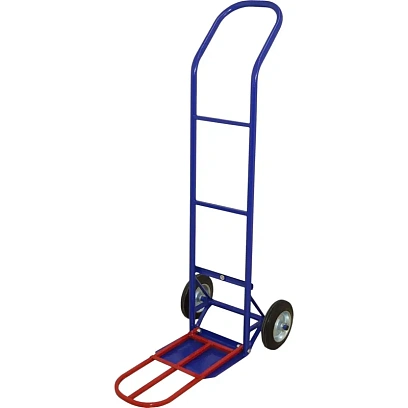 Тележка грузовая с дополнительной полкой КГ 150 П колеса ф 200 литые