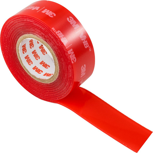 Клейкая лента двусторонняя 3M VHB монтажная, прозрачная 19мм х 1,5м