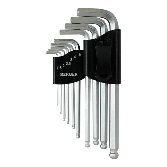 Набор ключей шестигранников с шаром 10 предмет ов BG2291