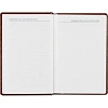 Ежедневник недатированный коричневый,А6,100x150, 320стр,Agenda