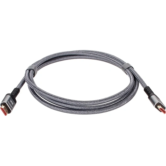 Кабель HDMI 19M/M,ver. 2.1 8KX60Hz (Econom) оплетка 2m iOpen <ACG859A-2.0