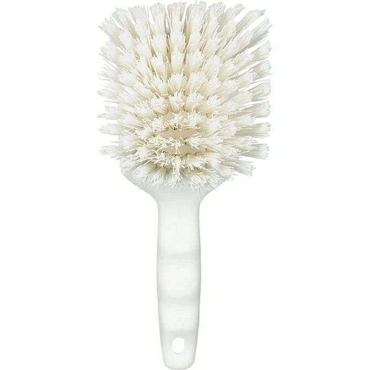 Щетка HACCPER с короткой ручкой, жесткая, 218 мм, белая 864001W
