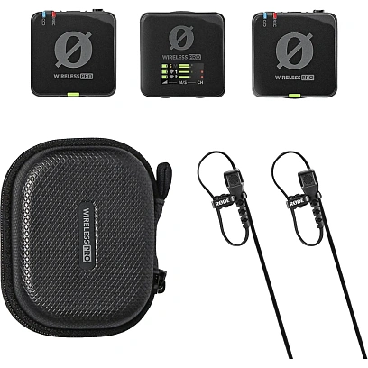 Радиосистема Rode Wireless Pro, ультракомпактная, двухканальная, накамерная