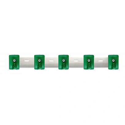Держатель настенный HACCPER Control Point для 5 предмет нерж сталь зеленый
