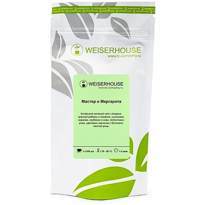 Чай зеленый Weiserhouse Мастер и Маргарита, 100г