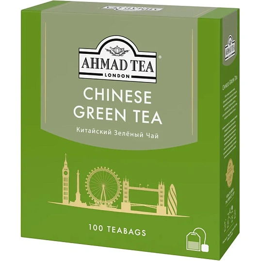 Чай Ahmad Tea Китайский зеленый, 100пак/уп., 1666-08