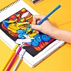 Фломастеры Deli EC157-24, 6-гранные, вентилируемый колпачок, 24 цв/наб