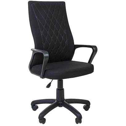 Кресло RC_РК 171 ткань C  черный пластик