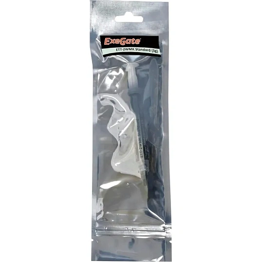 Термопаста ExeGate ETТ-2WMK Standard 3г, шприц с лопаткой (EX282351RUS)
