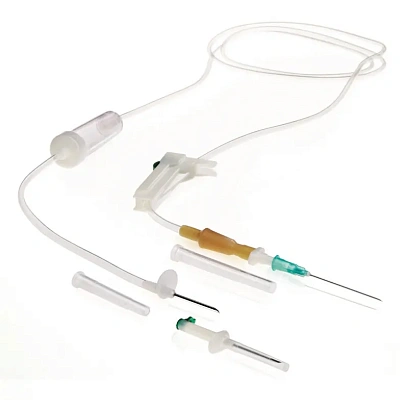 Система переливания р-ров одноразовая (металл.шип ) игла 0,8х40 21G SFM