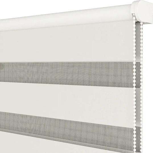 Рулонная штора Комус Мебель Angora 538603 V1 день/ночь, 55х160, белый