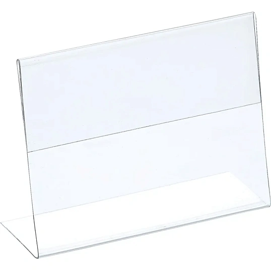 Ценникодержатель настол.д/ценника ПЭТ 80х60, 20шт/уп