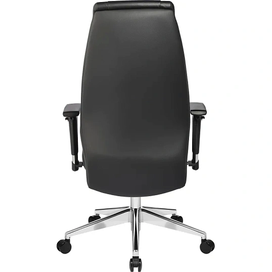 Кресло BN_Fc_EChair-599 MPU кожзам черный, алюминий