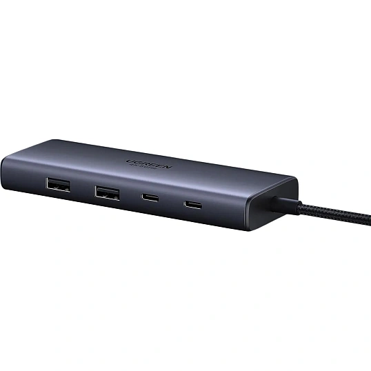 Разветвитель USB UGREEN CM498A (85774) Revodok 9in1,100W,USB-C Hub,сер косм