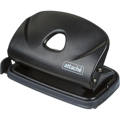 Дырокол Attache Power до 10л., металл., чёрный