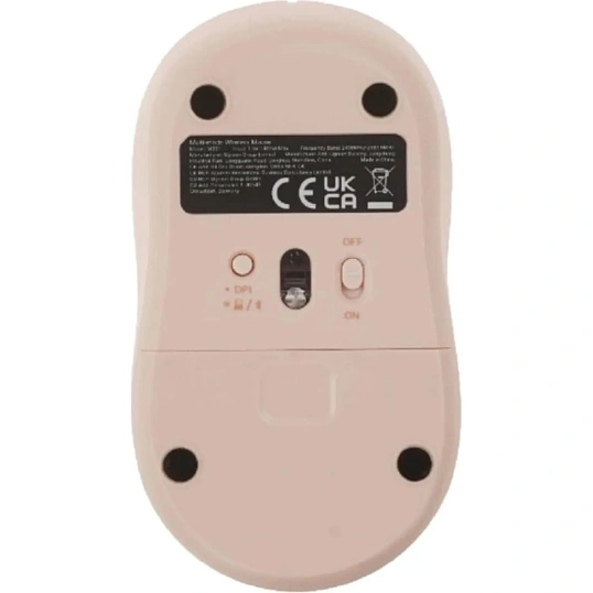Мышь компьютерная UGREEN беспр. M331 (65625) Multi-mode BT&GHz розовый