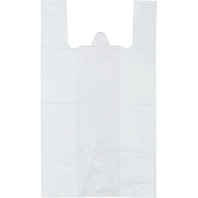 Пакет-майка ПНД 30+18х55 15мкм 100шт./уп. белый