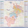 Карта настенная Москва соврем. с каждым домом 1:34тыс., КН123