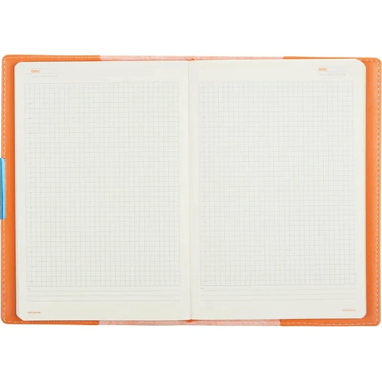Еженедельник недатированный оранжевый А6METROPOL 3-492/04