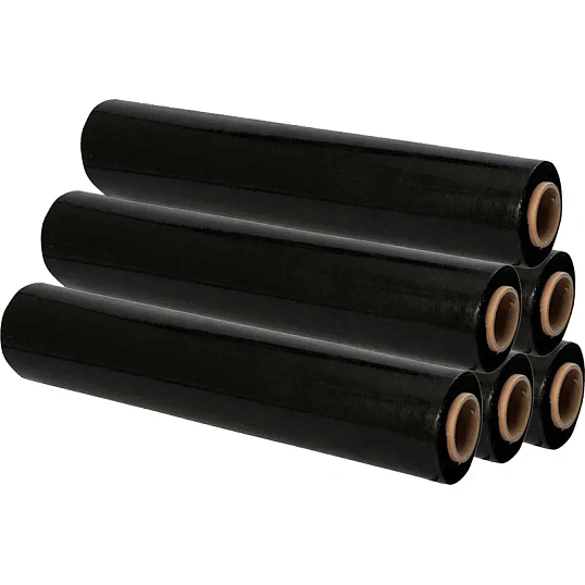 Стрейч-пленка перв.сыр для ручн.уп черн 20мкм 50см 217м 2кг нетто (6шт/уп)