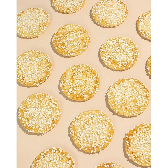 Печенье сдобное Деловой Стандарт с кунжутом, 320г