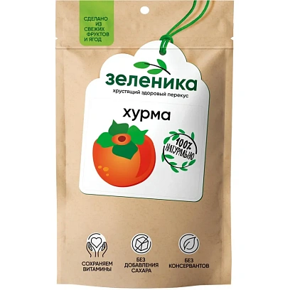 Хурма Зеленика Здоровый фруктовый перекус 20 г