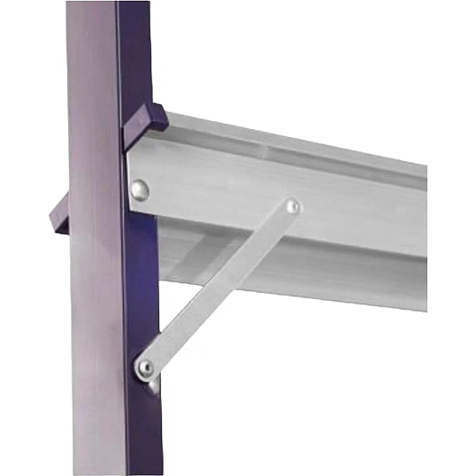 Стремянка Алюмет двухсторонняя стальная с алюмин. ступенями 5 ст. MD8205