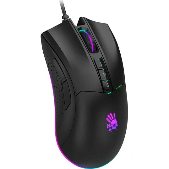 Мышь компьютерная A4Tech Bloody P90s черный (8000dpi) USB (8but)